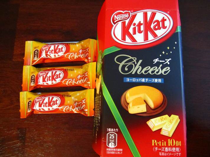Cheese flavoured KitKats?