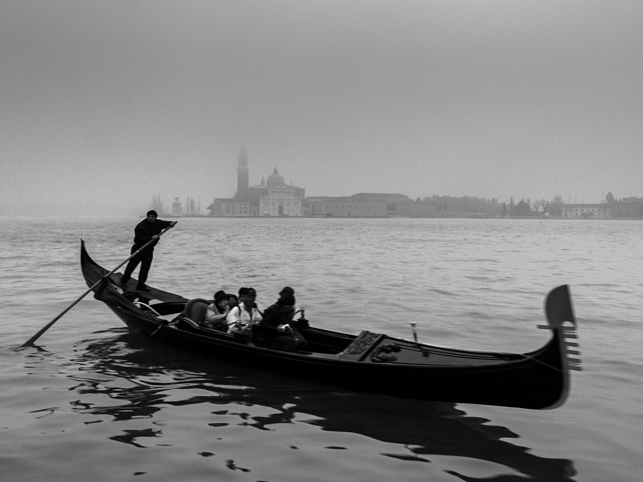 All Gondolas in Venice are black