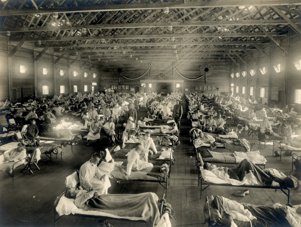 Spanish flu killed 5 times more than WWI and the Black Plague put together