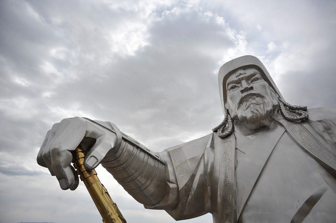In Mongolia Genghis Khan is a national hero