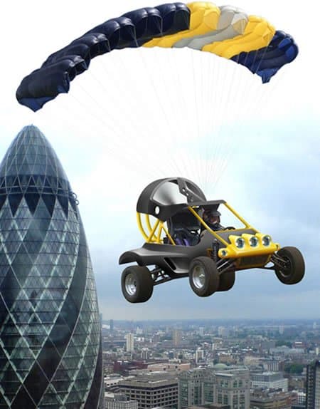 From London to Timbuktu in a flying car
