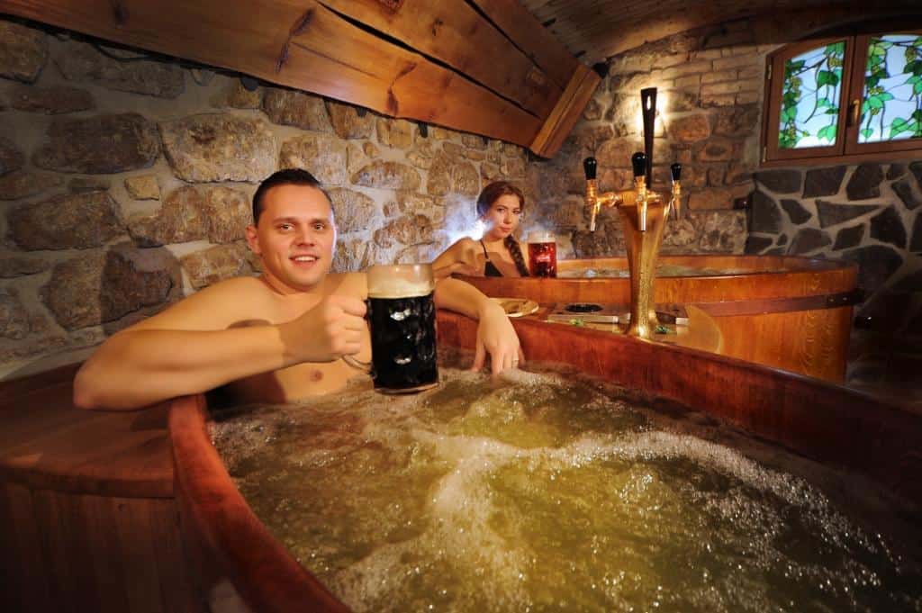 Are beer baths really good for you?