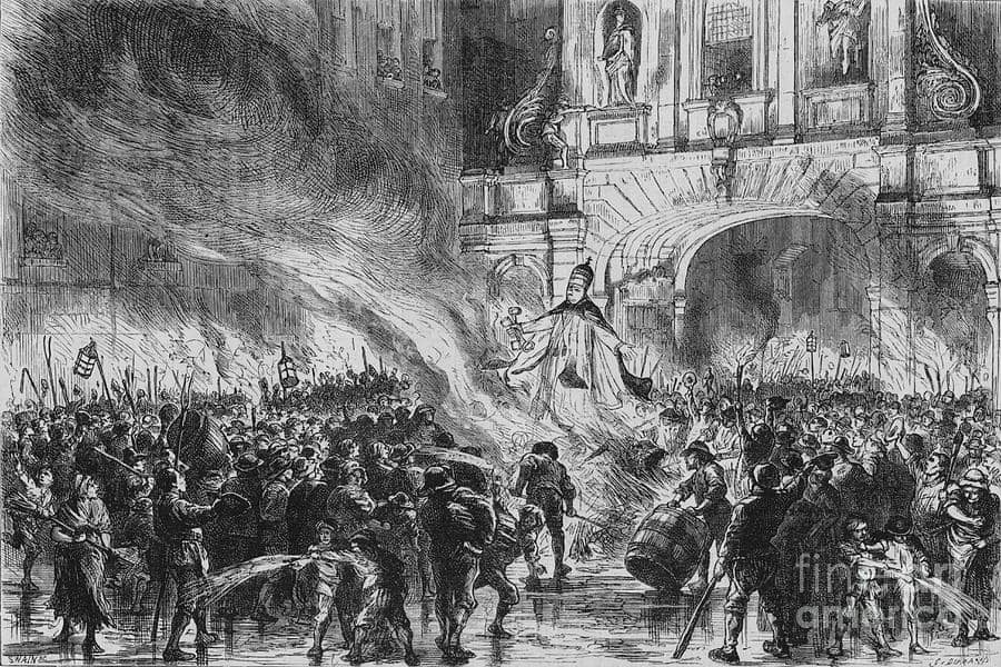 They used to burn the pope on bonfire night, not Guy Fawkes